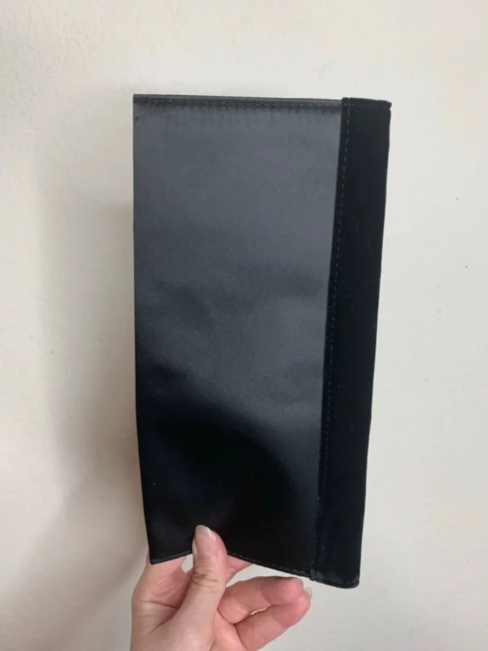 YSL black Velvet & Satin Clutch - Picture 3 of 3